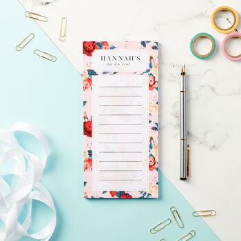Personalised Patterned To Do Planner Notepad, 9 of 11