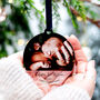 Baby's First Christmas Personalised Photo Ornament 2022, thumbnail 8 of 9