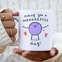 Personalised Mug 'Sending You A Huge Hug', thumbnail 1 of 3