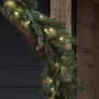 Pre Lit Outdoor Christmas Garland, thumbnail 2 of 8