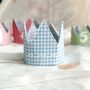 Gingham Dog Birthday Crown, thumbnail 1 of 10