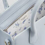 Blue Medium Structured Tote Bag, thumbnail 7 of 7