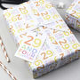 30th Birthday Wrapping Paper Set, thumbnail 1 of 10