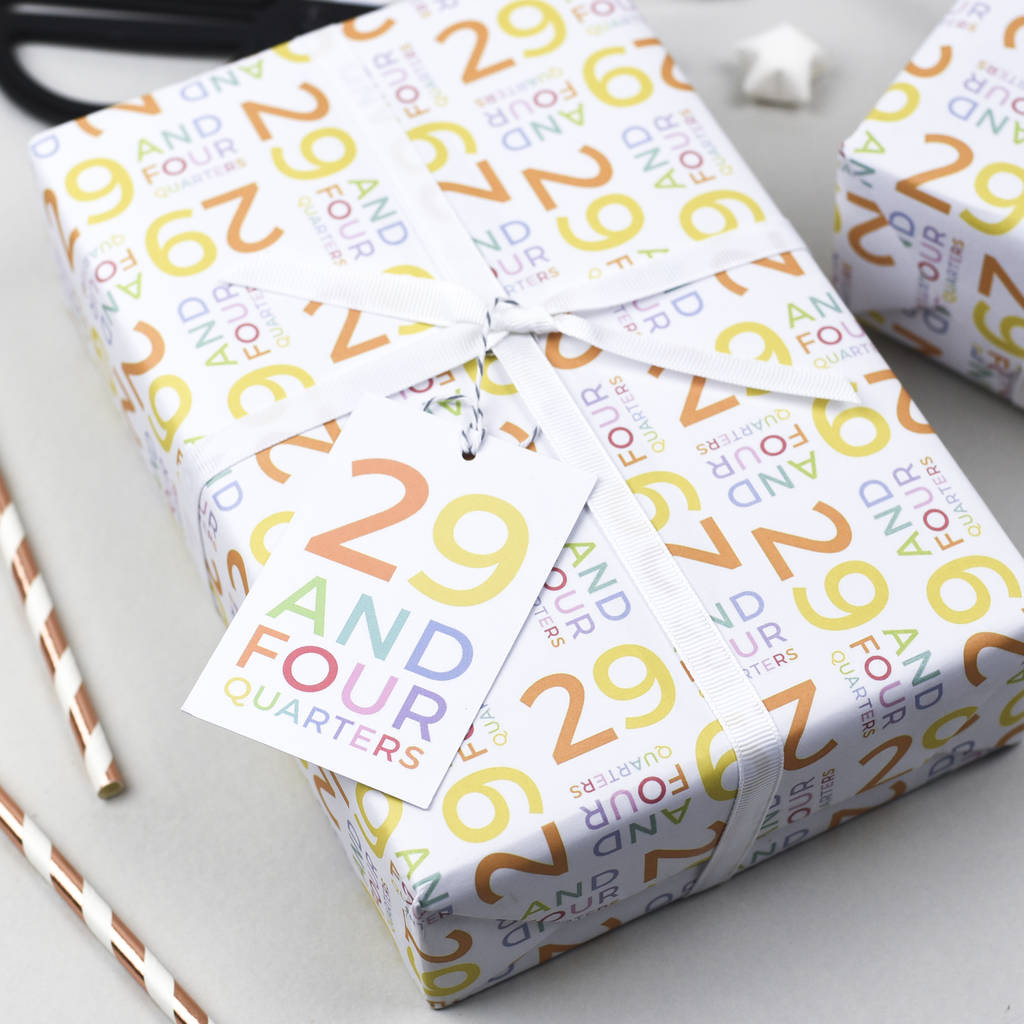 30th Birthday Wrapping Paper Set, 1 of 10