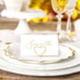 Gold Heart Place Card Holders, thumbnail 1 of 6