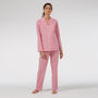 Cotton Pyjamas In Pink Solero Print, thumbnail 2 of 5