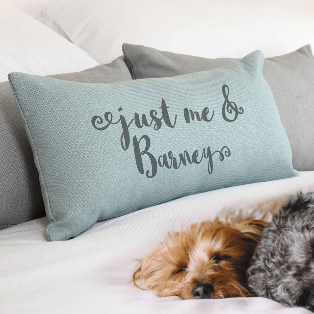 personalized pet cushion