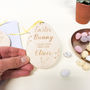 Personalised Stop Here Easter Bunny Card, thumbnail 7 of 11