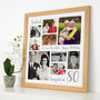 Personalised 80th Birthday Square Photo Collage, thumbnail 10 of 11