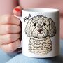 Personalised Dog Illustration Dog Lover Pet Lover Mug, thumbnail 4 of 12