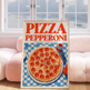 Pizza Pepperoni Kitchen Print, thumbnail 1 of 3