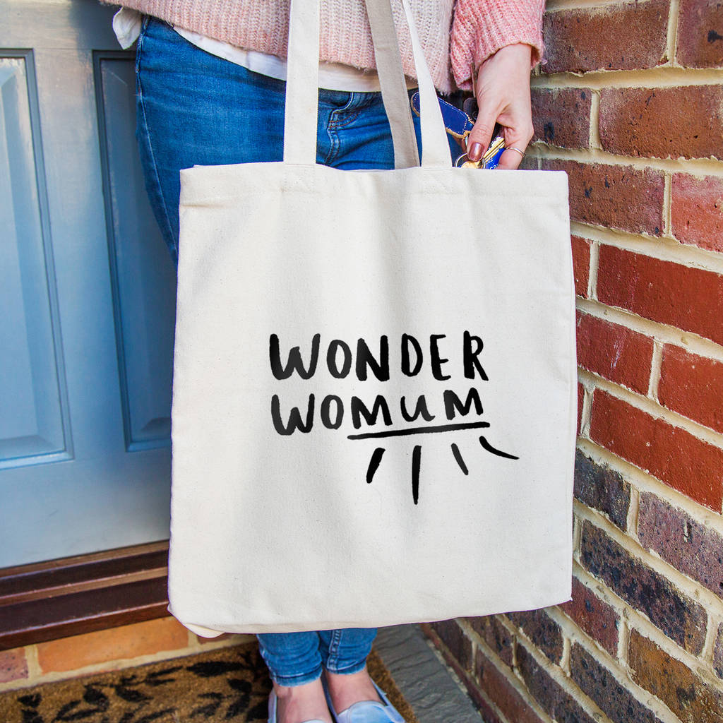 'Wonder Womum' Wonder Woman Mum Tote Bag By Ellie Ellie ...