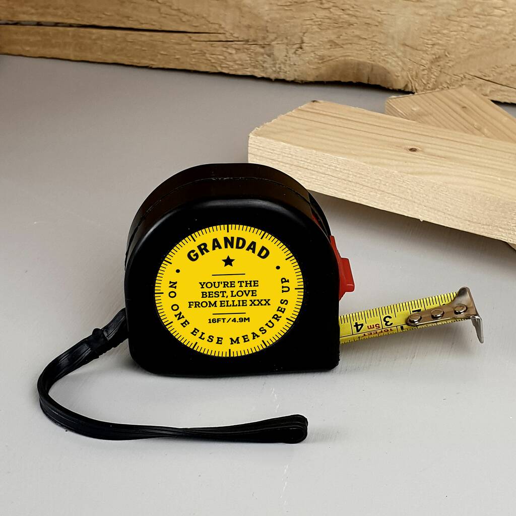 personalised tape measure gift by sassy bloom as seen on tv
