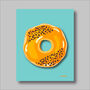 Orange Doughnut Print, thumbnail 1 of 5