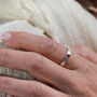 Ruby July Birthstone Ring In Textured Sterling Silver And 9ct Gold, thumbnail 5 of 12