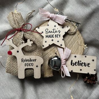 Personalised Wooden Baby's First Christmas Eve Kit, 3 of 5