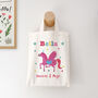 Personalised Unicorn Mini Shopper Bag, thumbnail 1 of 3