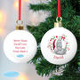 Personalised Me To You Tatty Bear Christmas Bauble, thumbnail 3 of 4