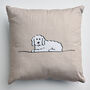 Fluffy Dog Cushion, thumbnail 3 of 4