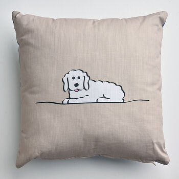 Fluffy Dog Cushion, 3 of 4