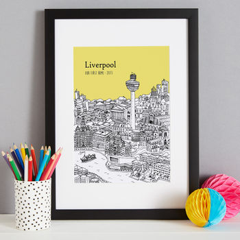 Personalised Liverpool Print, 5 of 10