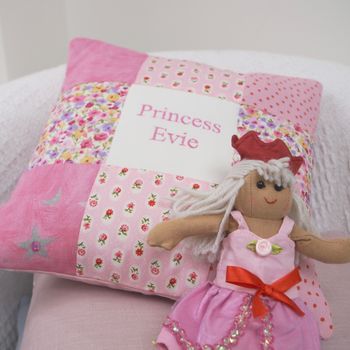 Personalised Princess Name Cushion, 7 of 8