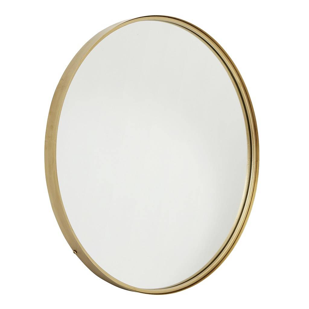 Large Gold Round Mirror By Bell & Blue | notonthehighstreet.com