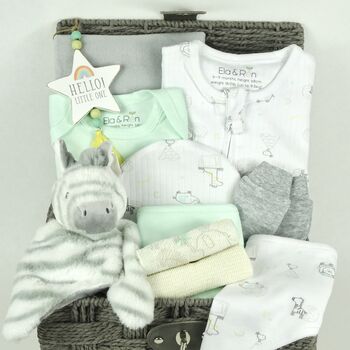 Animal Adventures New Baby Gift Set Hamper, 2 of 7