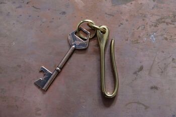 Hoy Solid Brass Key Hook, 3 of 3