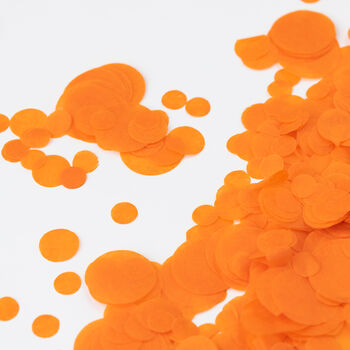 Orange Wedding Confetti | Biodegradable Paper Confetti, 5 of 7