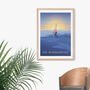 Go Windsurfing Travel Poster Art Print, thumbnail 4 of 8