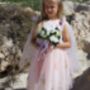 Athena In Blush Party Or Flower Girl Dress, thumbnail 5 of 8