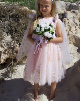Athena In Blush Party Or Flower Girl Dress, 5 of 8