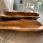Huge 90cm Teak Root Long Fruit Bowl Wood Handmade Gift Centrepiece, thumbnail 4 of 8