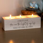 Personalised Candle Holder Gift Light Of My Life, thumbnail 2 of 5