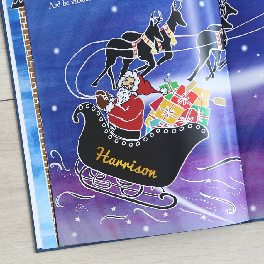 Personalised 'Twas The Night Before Christmas Book By My 1st Years