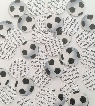 Personalised Football Table Confetti, 2 of 2
