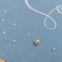 Personalised Velvet Something Blue Wedding Gift Hanging, thumbnail 3 of 3