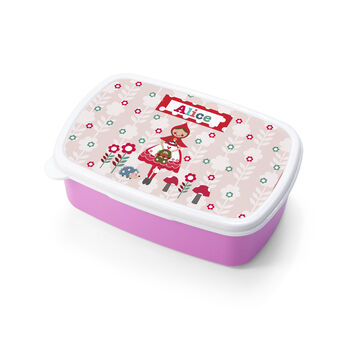 Personalised Little Red Riding Hood Lunch Box, 3 of 3