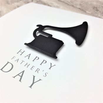 Gramophone Father's Day Card, 2 of 2