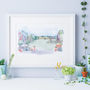 Personalised Garden Illustrated Print, thumbnail 1 of 9