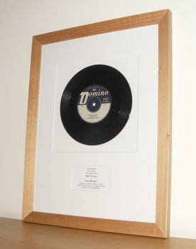 Framed First Dance Wedding Song: Original Vinyl Record, 11 of 12