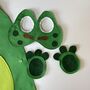 Felt Frog Costume For Children And Adults, thumbnail 9 of 10