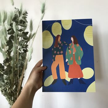 Best Girlfriends Art Print, 4 of 7