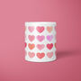 Red Love Heart Personalised Mug Premium Quality, thumbnail 3 of 6