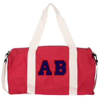 Personalised Red Duffle Bag For Weekends/Sleepovers, 3 of 7
