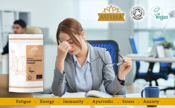 Organic Ashwagandha Powder 100g Stress Anxiety, 5 of 12