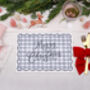 Christmas Placemats With Blue Gingham Design, thumbnail 3 of 3
