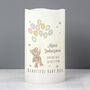 Personalised Baby Teddy Night Light LED Candle, thumbnail 3 of 3