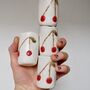 Handmade Small Ceramic Cherry Flower Vase, thumbnail 5 of 5